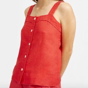 Everlane linen tank